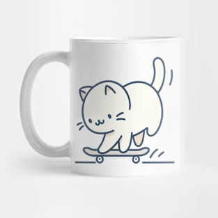 Cat Skater Mug